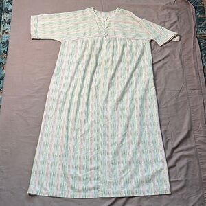 Striped Multicolor Kaftan Dress